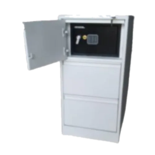 ARCHIVO VERTICAL DE METAL DE 2 GAVETAS MAS CAJA DE SEGURIDAD